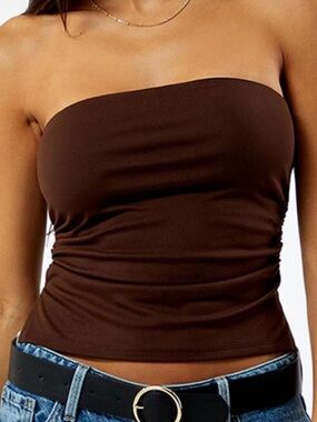 PacSun Women’s Brown Crop Top